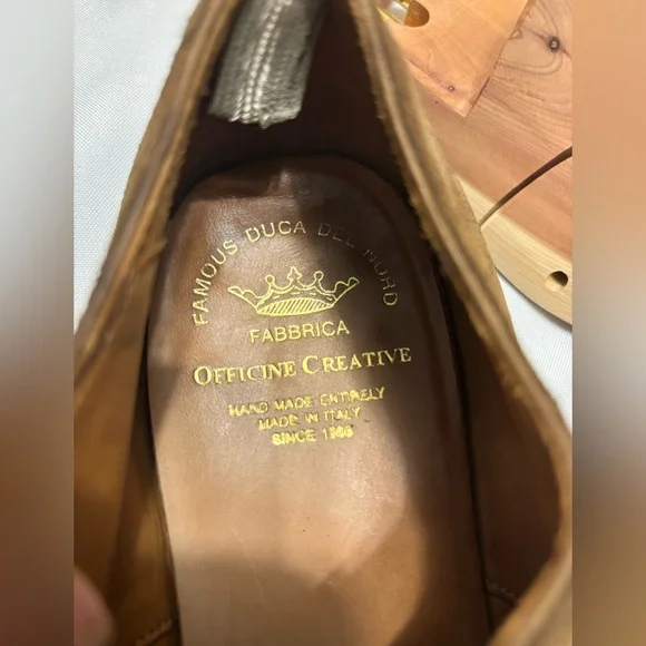 Officine Creative Tan Suede Oxford Shoes - Picture 14 of 14